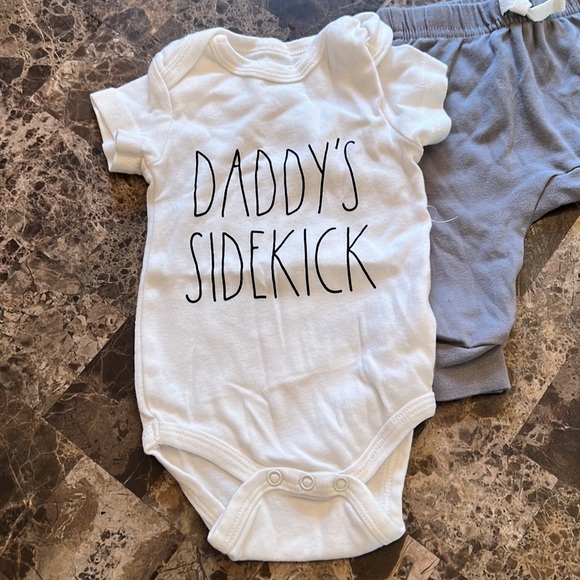 Rae Dunn Onesies with Organic Bottoms - Picture 2 of 7